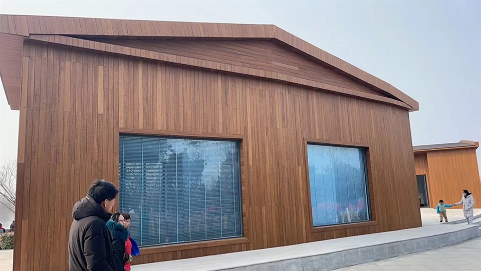 Bamboo Exterior Wall Panels